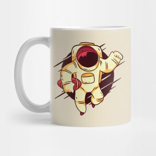 Astronaut football Mug